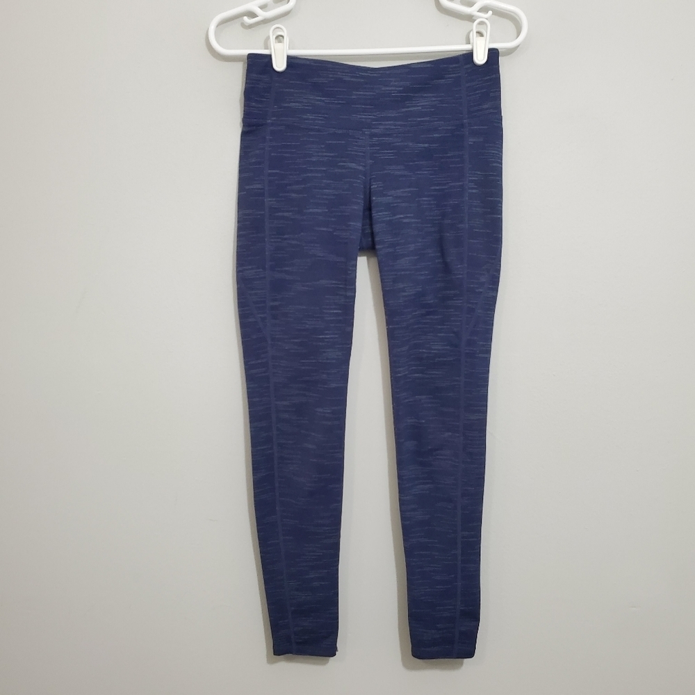 Athleta Marled Navy Leggings